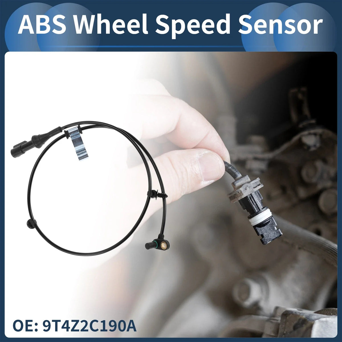 ABS Wheel Speed Sensor No. 9T4Z2C190A for Ford Edge (2007–2014) FWD Rear Right