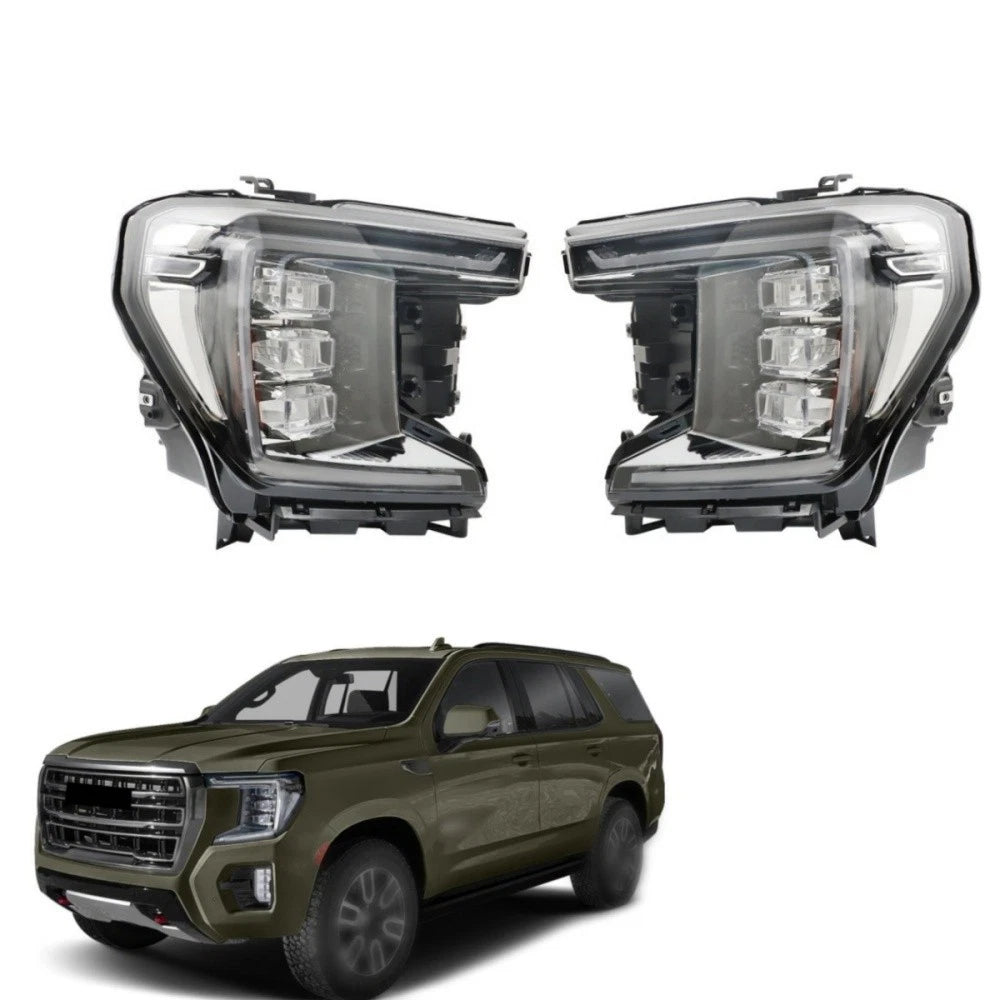 Pair of LED Headlights for GMC Yukon (2021–2023) BCK244904K