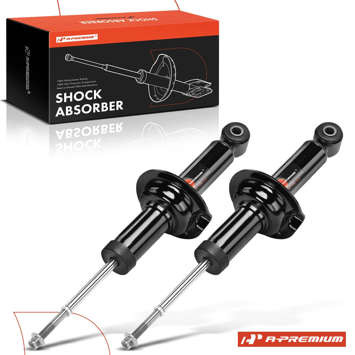 Set of 2 Front Shock Struts for Nissan NV1500 NV2500 NV3500 (2012–2021) 553004, 345948