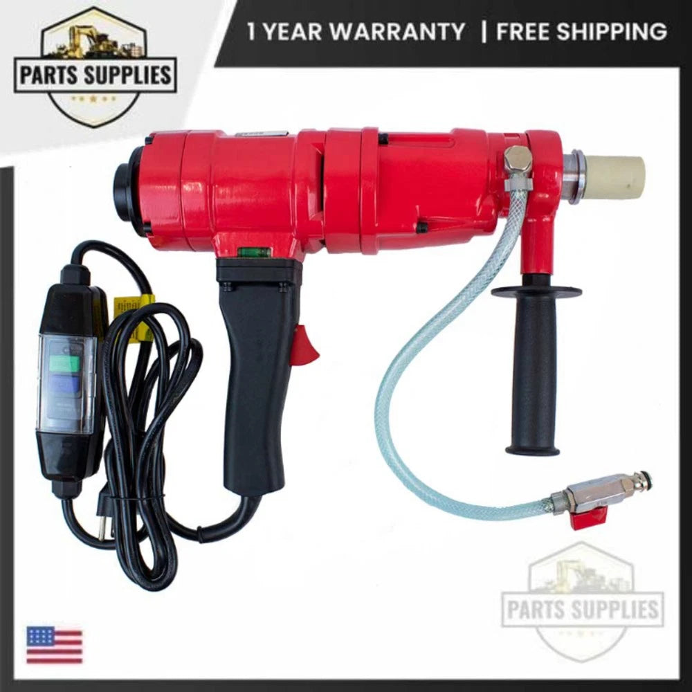 3 Speed 2HP Handheld Core Drill for Virginia Abrasives CD3 (Case Included)