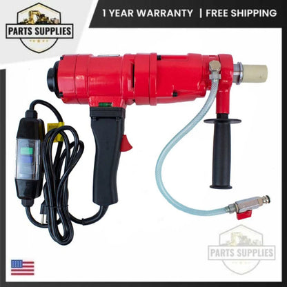 3 Speed 2HP Handheld Core Drill for Virginia Abrasives CD3 (Case Included)