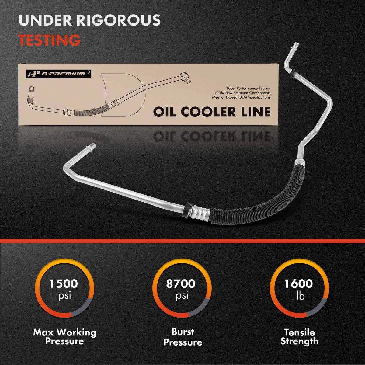 Engine Oil Cooler Line for Chevrolet C4500 Kodiak GMC (2003–2009) 5801527, 625-508