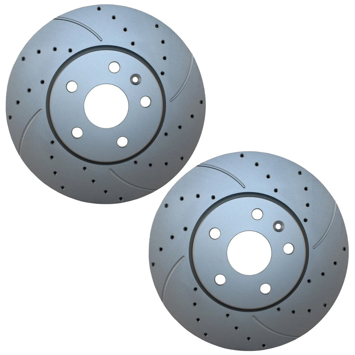 2X Drilled 321mm Brake Rotors for Chevy GMC Buick