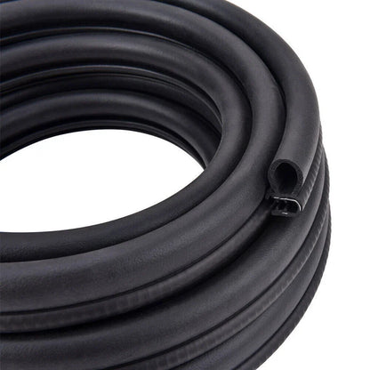 Rubber Weather Strip Seal for Auto Door Window Lock Trunk Hood Edge (20FT)