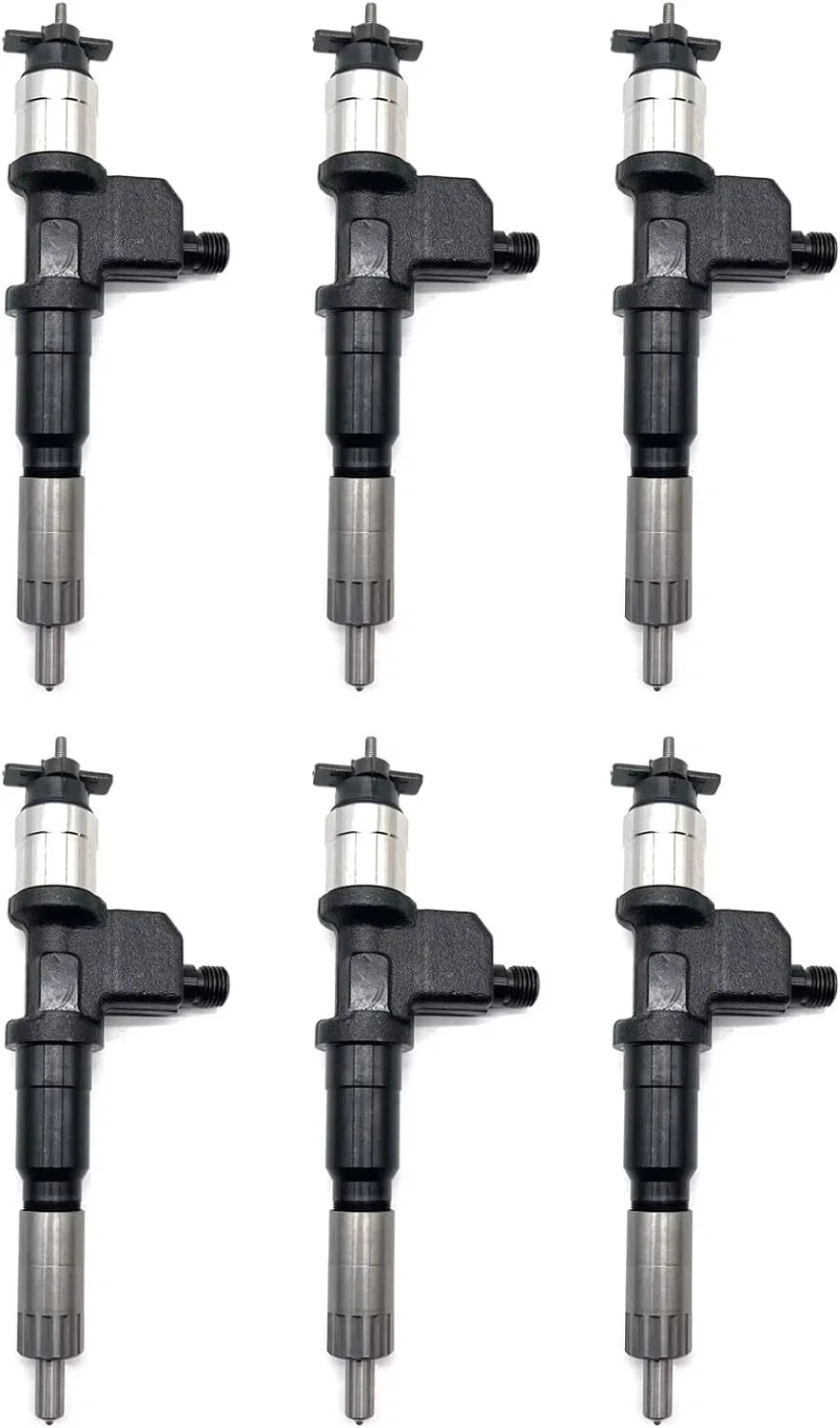 Set of 6 Common Rail Injectors 095000-5512 8976034152 for Isuzu 6WG1