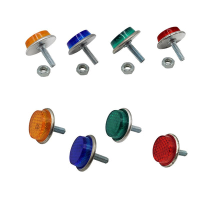 24 Assorted Mini Reflectors for Motorcycle Bike Trailer Boat