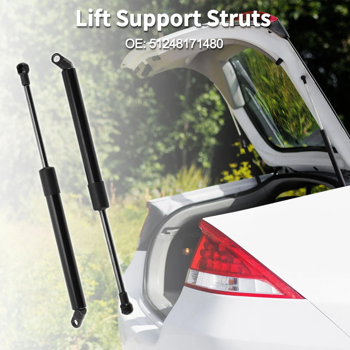 Rear Hatch Lift Supports Struts 51248171480 for BMW E38 740i 740iL 750iL (1995–2001)