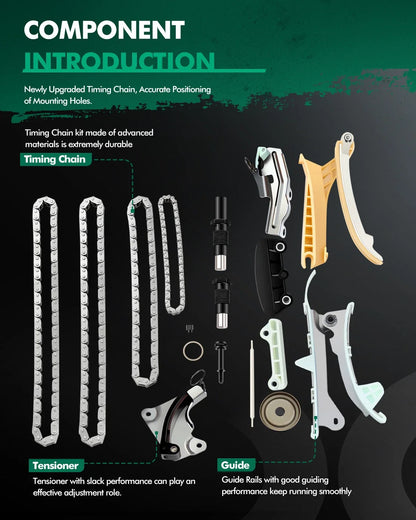 Timing Chain Kit for Ford Ranger, Explorer, Mercury, Mazda B4000 (1997–2010)