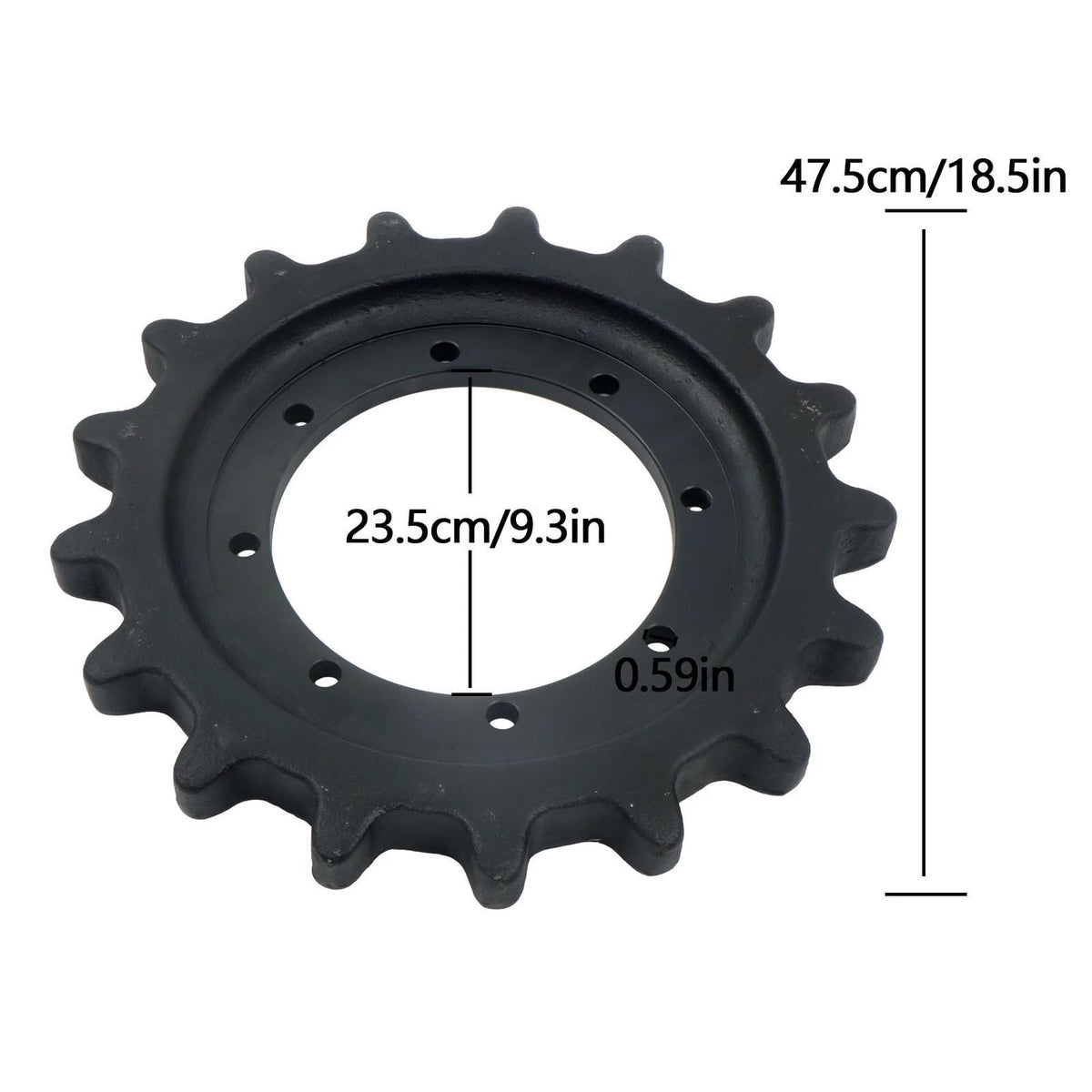 Drive Sprocket for New Holland LT185B LT190B LT195B C175 C185 C190 (87447232, 47378993, 87460888)