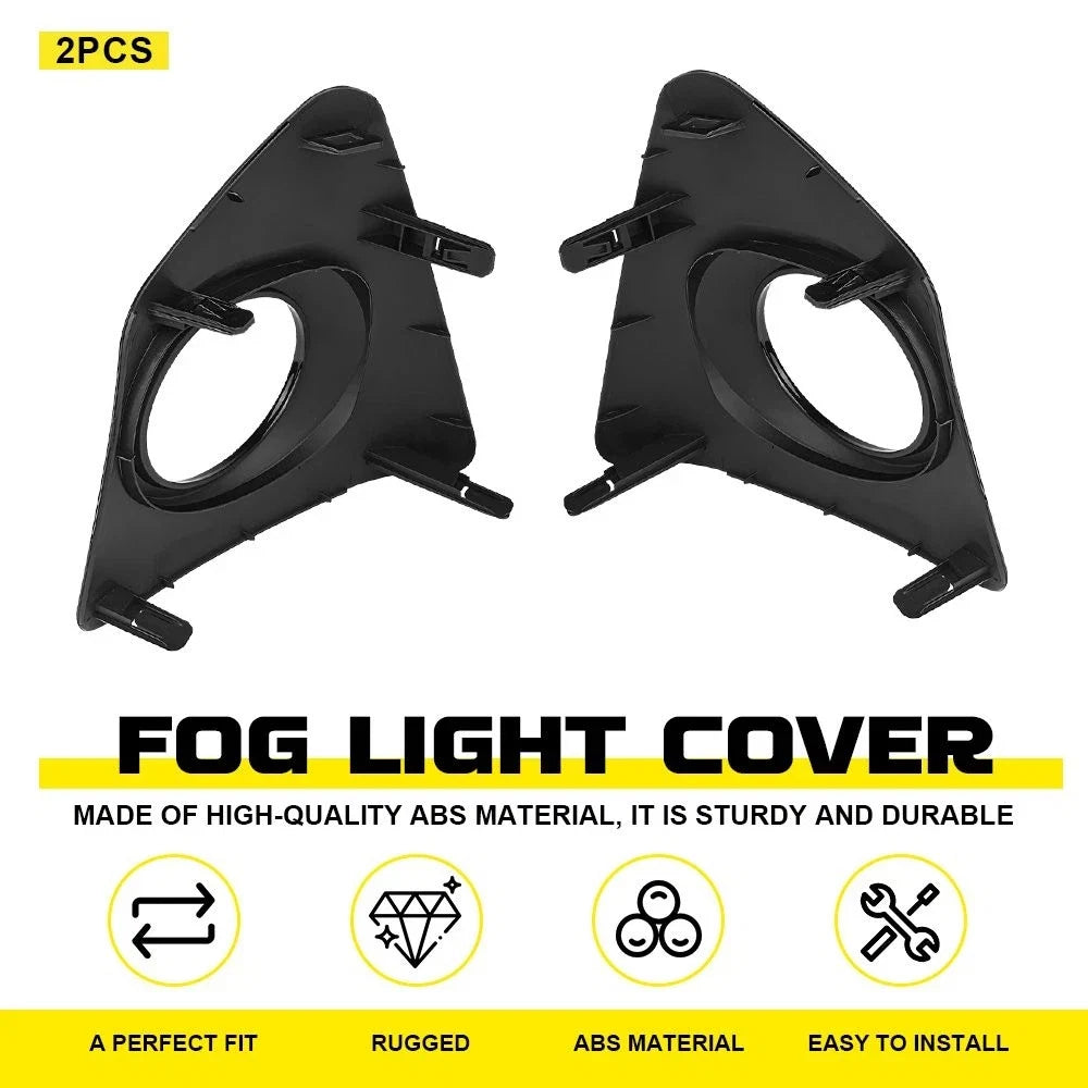 2X Bumper Fog Light Bezel Cover for Toyota Corolla S (2014–2016) EPY