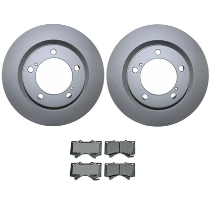 Front Brake Kit 355mm Rotors Akebono Ceramic Pads for LX570 Land Cruiser Sequoia (2008–2021)
