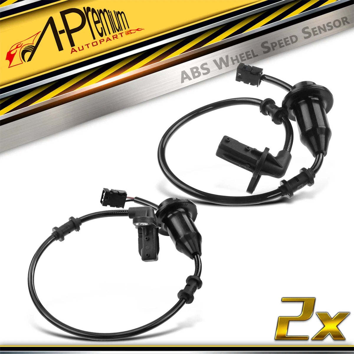 2X Rear ABS Wheel Speed Sensor for Mercedes-Benz SLK230 SLK320 (2001–2004) A1705401217, 1705401217, ALS378, ALS377