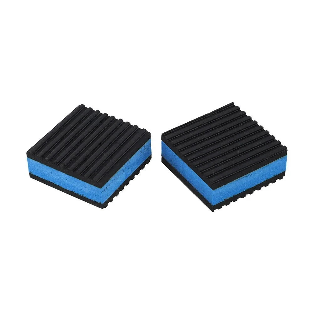 Set of 4 Rubber Eva Shock Isolation Pads for Air Compressors (120x120x22mm)