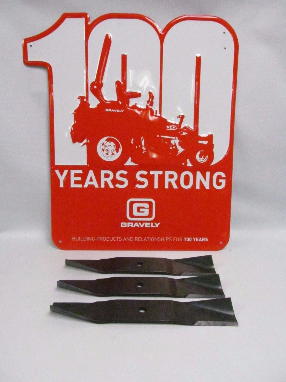 Set of 3 Lawnmower Blades for Gravely Ariens