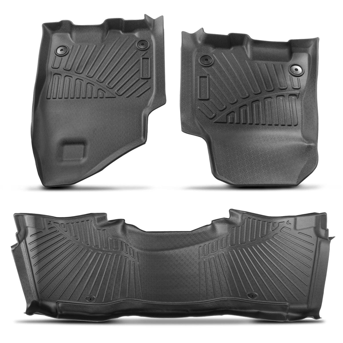 TPE Floor Mats Liners for Dodge Ram 1500 Crew Cab (2019–2024)