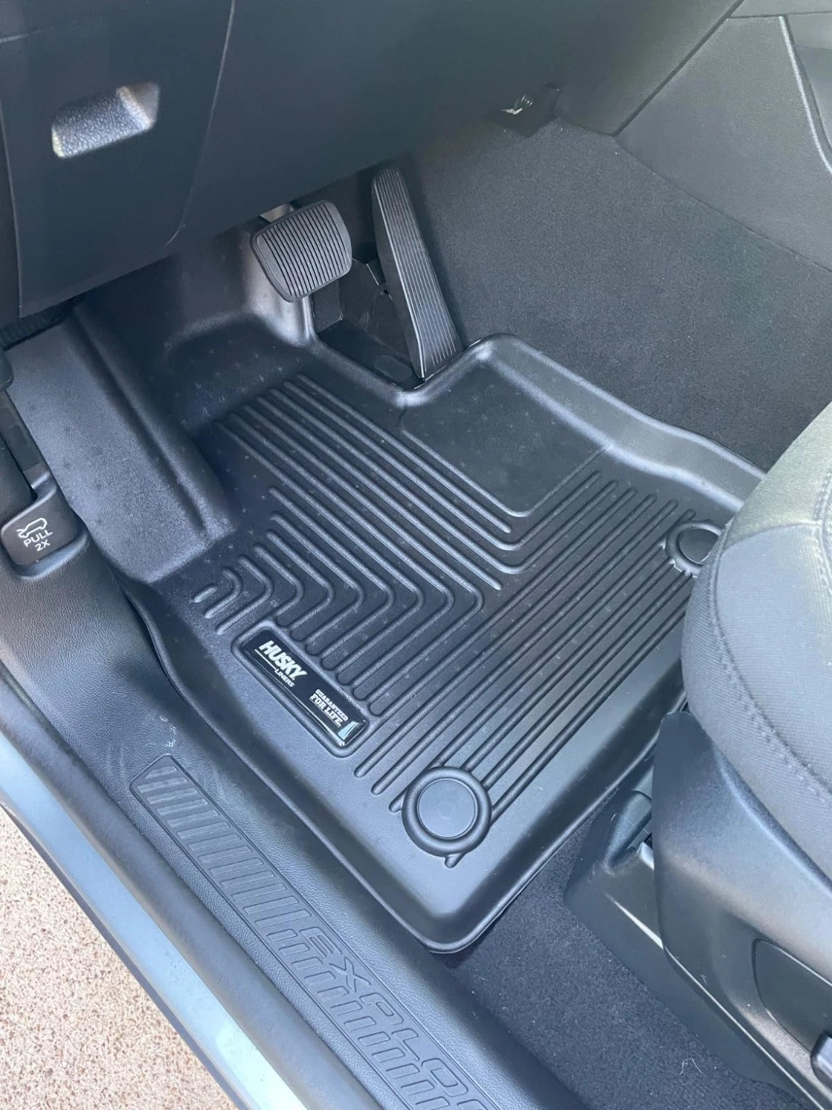 Set of 2 HuskyLiners WeatherBeater Floor Liners for Ford Explorer (2020–2026) 99321