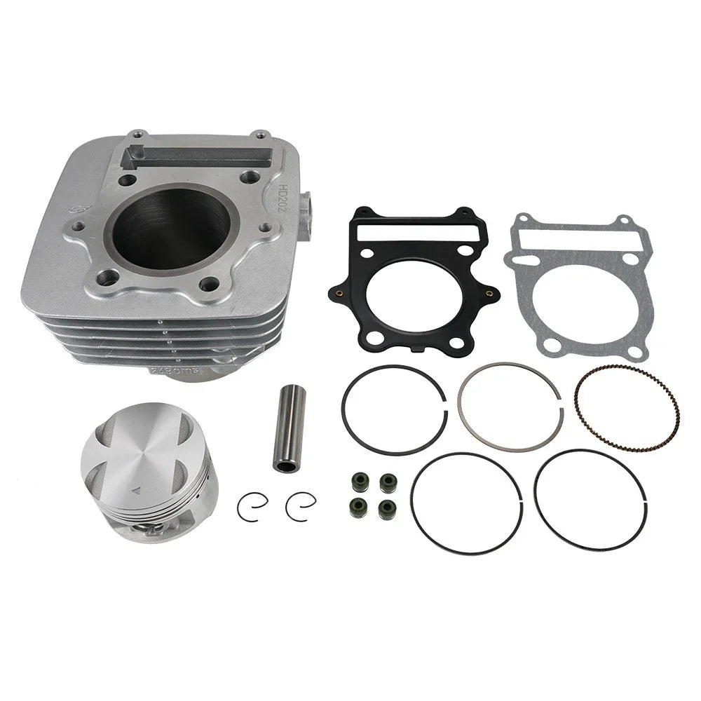 Cylinder Kit 72mm Piston Rings Gaskets for Suzuki GN250 DR250S (1982–1987)