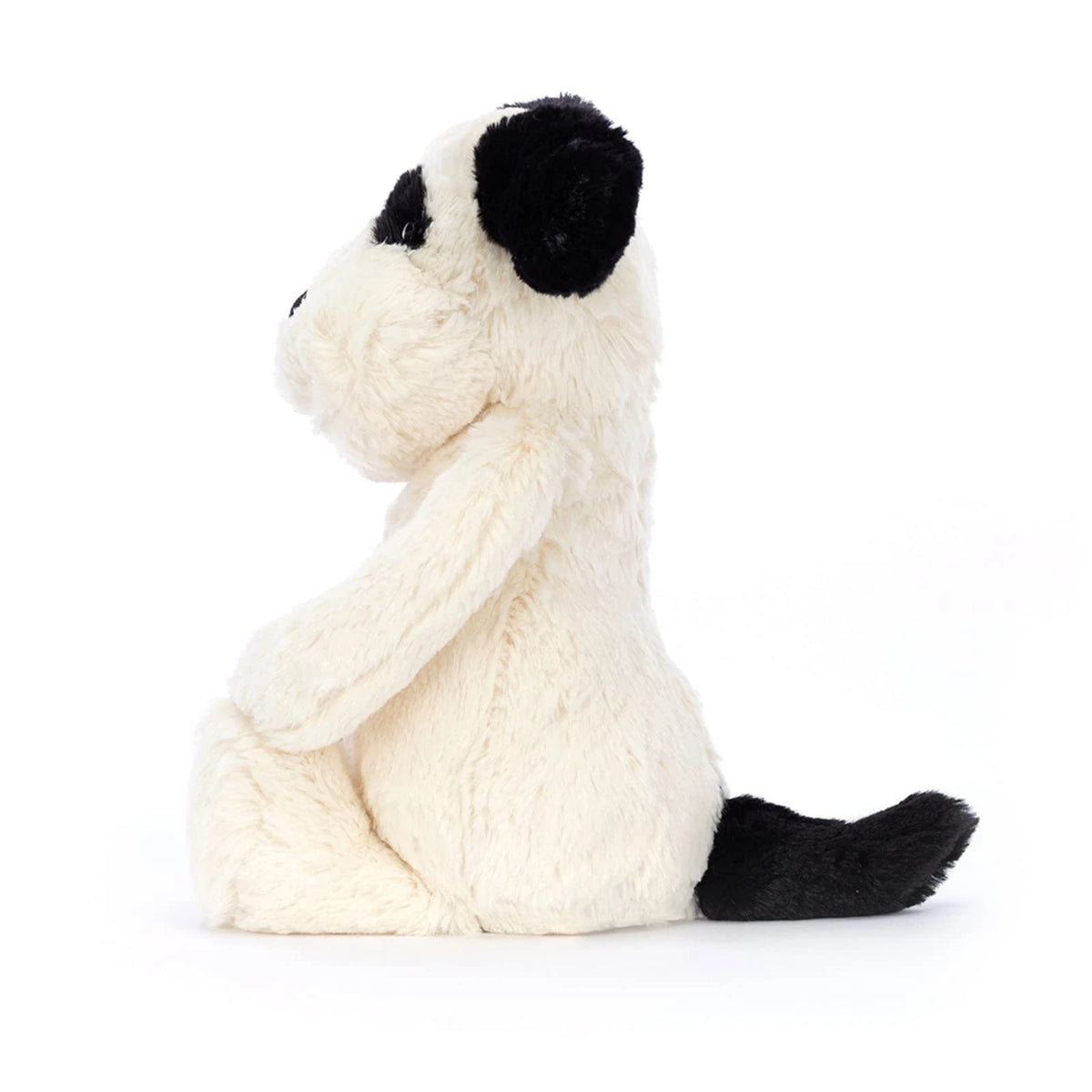 Jellycat Bashful Black and Cream Puppy Stuffed Animal - Medium 12"