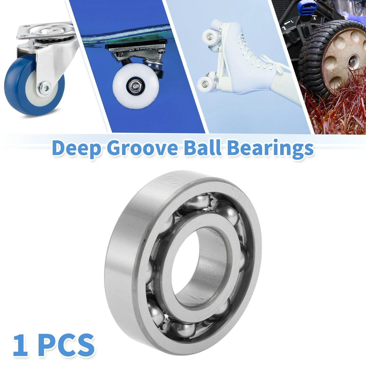 Deep Groove Ball Bearing 6307 for Scooter Skateboard Wheel (35x80x21mm)