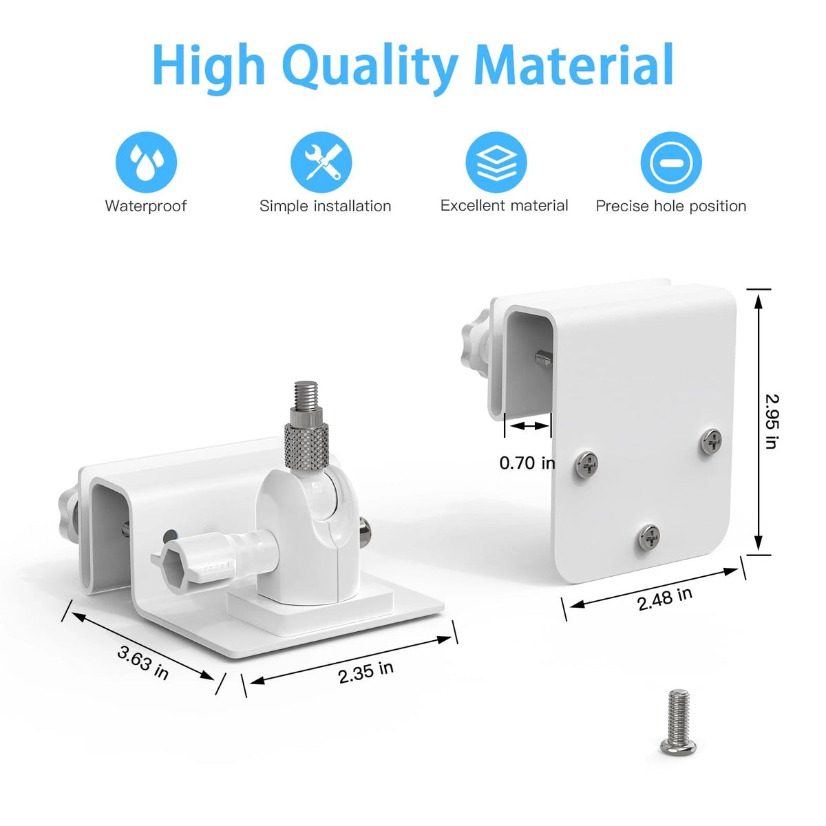 Gutter Mount for Eufy Security 4G (1-Pack)