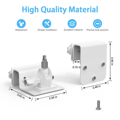 Gutter Mount for Eufy Security 4G (1-Pack)