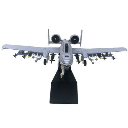 1/100 A-10 Thunderbolt II Fighter Alloy Model Plane Scene Gift