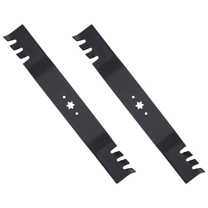 (2) 96-401 Mulching Blades for Cub Cadet LTX1 Troy-Bilt Horse XP (46" Deck)