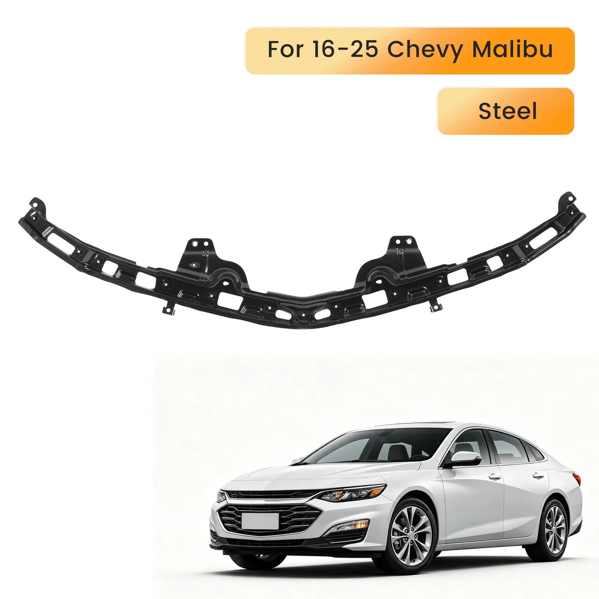 Front Bumper Retainer Bracket for Chevy Malibu (2016–2022) CON-A000568, 84926765, 23348294, 84025638, 84199161, GM1041135