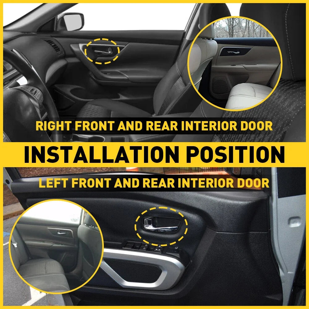 Inside Interior Door Handle Left+Right for Nissan Altima Pathfinder Titan (2013–2018)