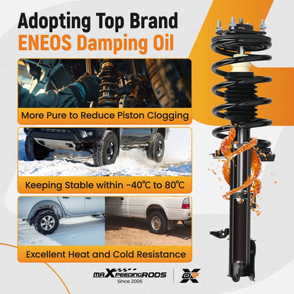 Set of 4 Struts w/Coil Spring for Mazda Tribute (2001–2006) 171593 344356
