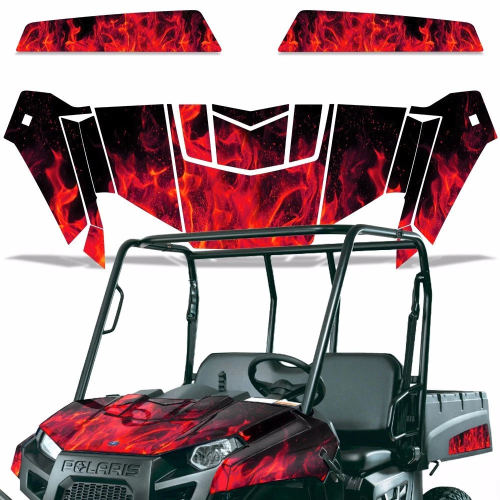 UTV Decals Graphics Stickers for Polaris Ranger EV (2009–2015)