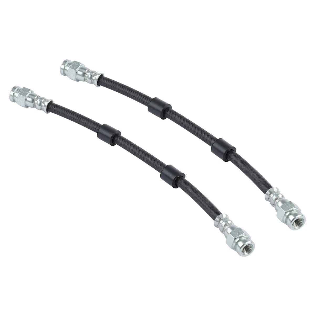 Set of 2 Brake Hoses for Mazda (2011–2014) 18021807, 2201819, D65143810
