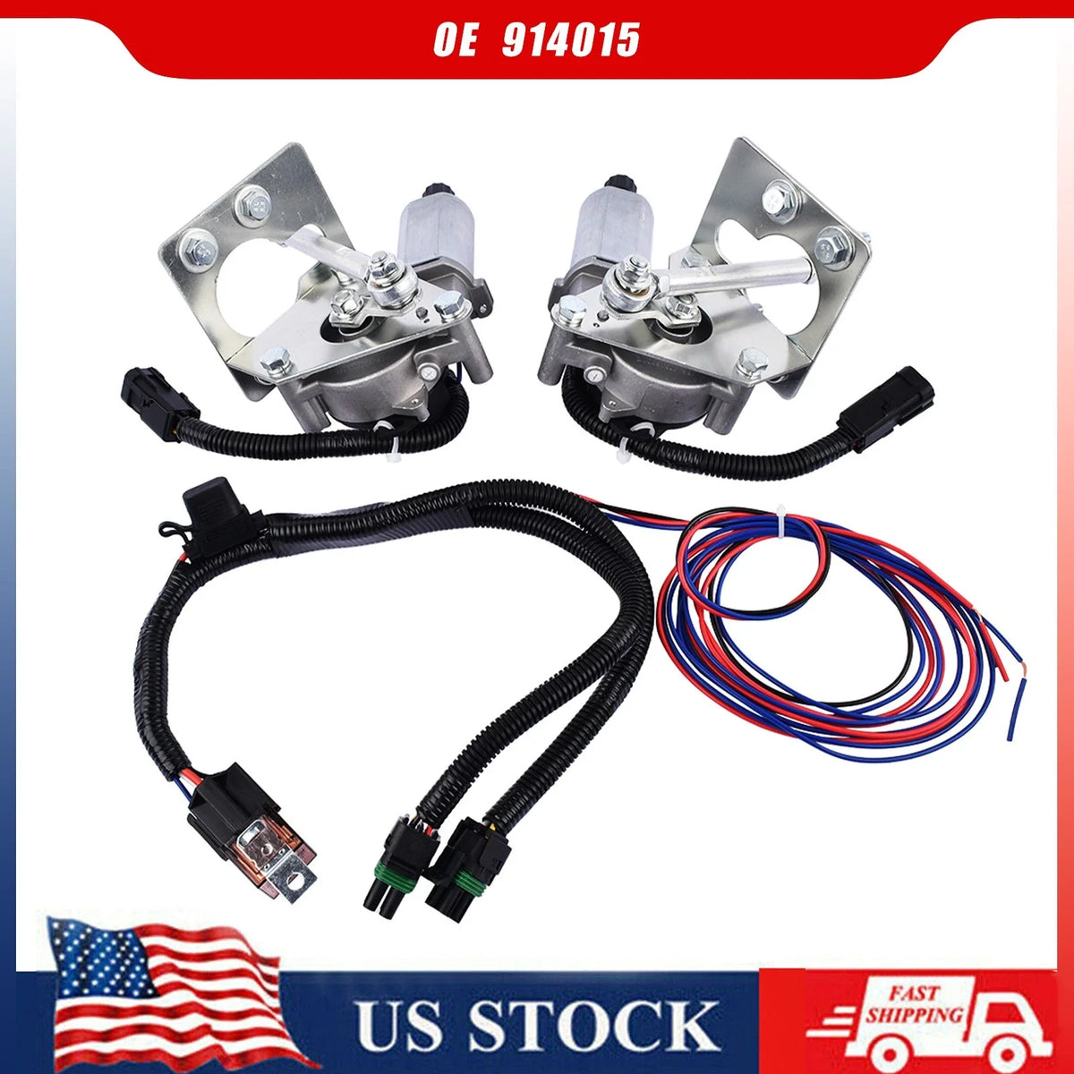 Electric Headlight Motor Conversion Kit for Corvette C3 (1968–1982)