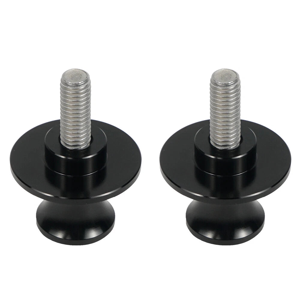 Pair CNC Aluminum M10 Swingarm Sliders Spools for Kawasaki Z1000 ZX-6R (2003–2012)
