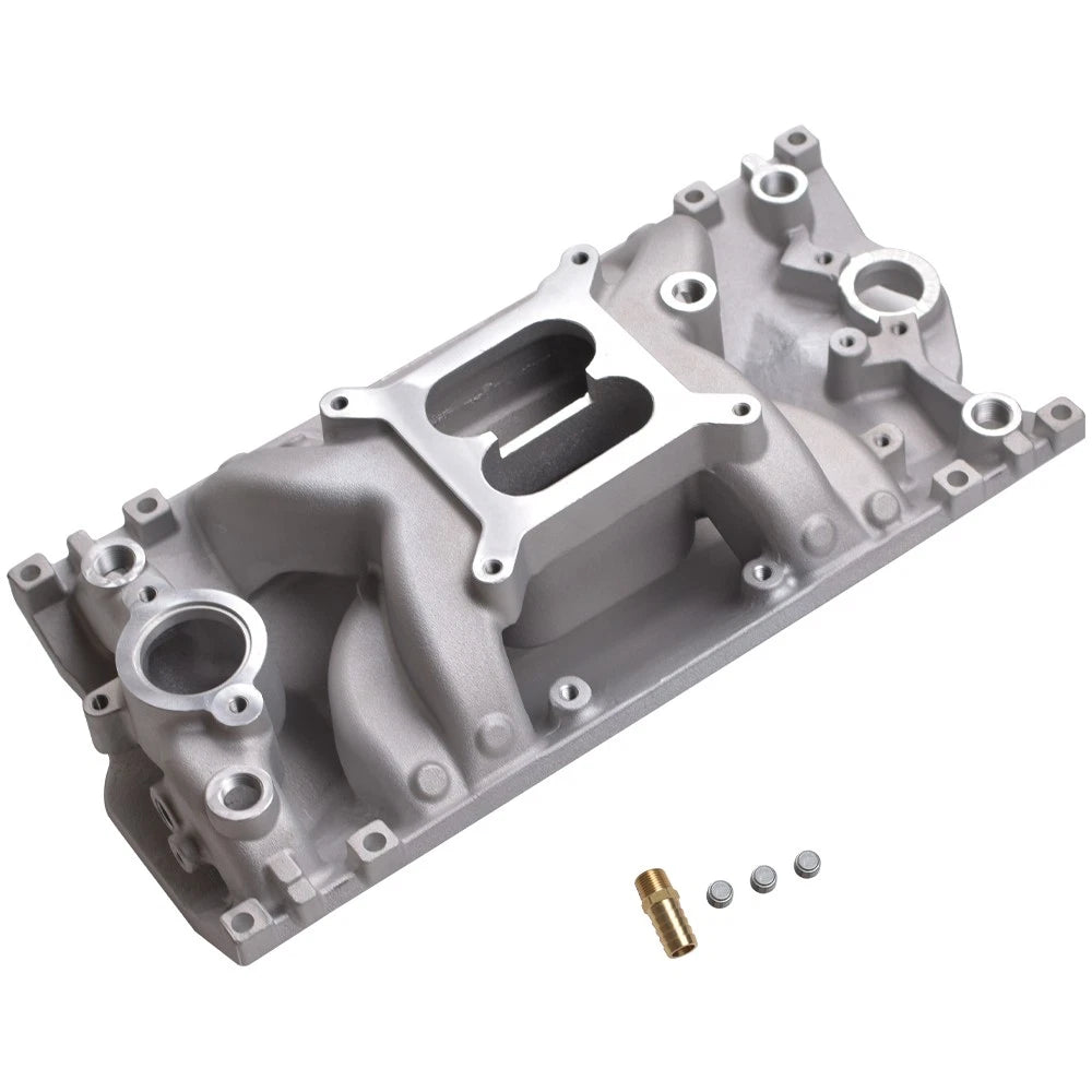 Dual Plane Vortec Intake Manifold for Chevy Small Block 5.0L/305 5.7L/350 (2028, 22028, 52028, PC22028)