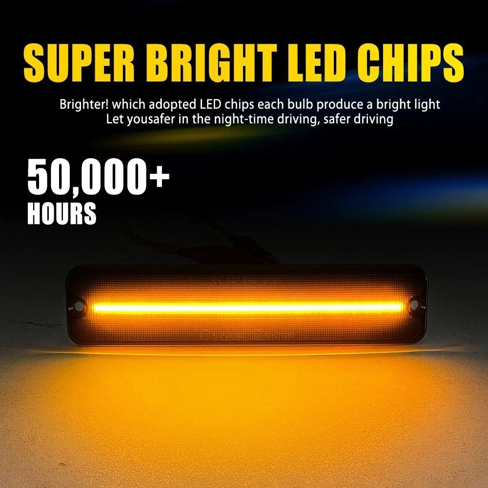 LED Fender Side Marker Light for Jeep Cherokee CJ5/CJ6/CJ7/J10/J20 (1972–1986)