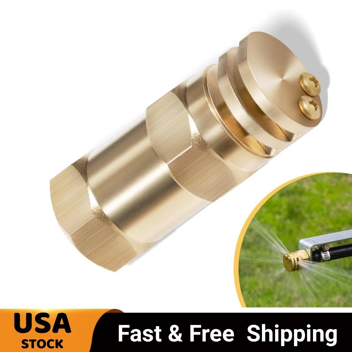 Spray Nozzle 1/2" FPT #20 Orifices for Automotive Applications (90° & 180° Caps)