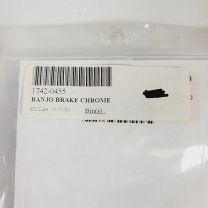 Upper Brake Line Adapters for Magnum Trike (1742-0455, 37019) Chrome