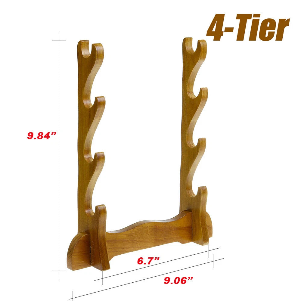 Small Tiers Samurai Sword Katana Holder Bracket Rack Stand