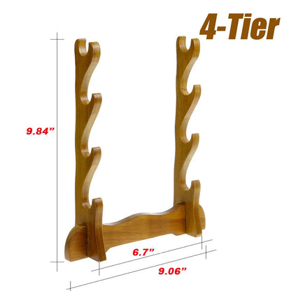 Small Tiers Samurai Sword Katana Holder Bracket Rack Stand
