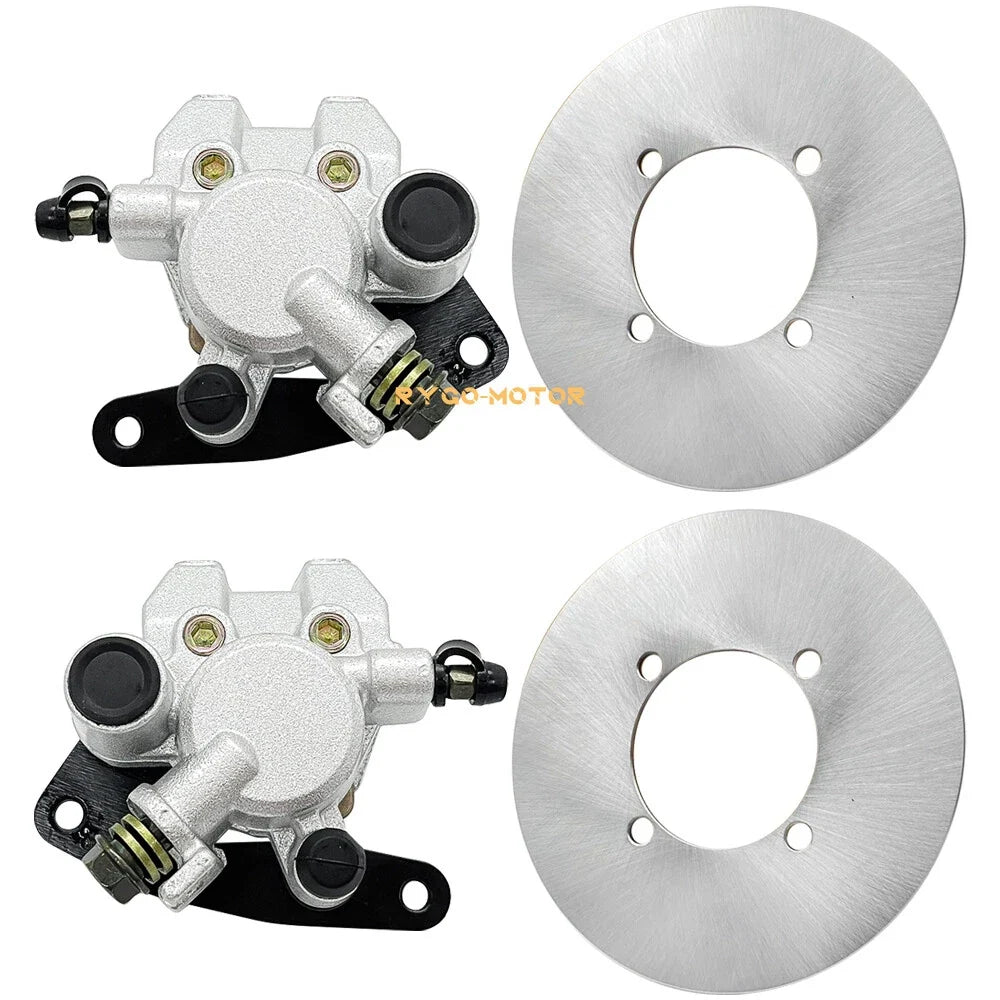 Front Brake Calipers & Disc Rotor for Suzuki Eiger 400, Vinson 500 (2002–2008)