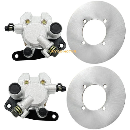 Front Brake Calipers & Disc Rotor for Suzuki Eiger 400, Vinson 500 (2002–2008)