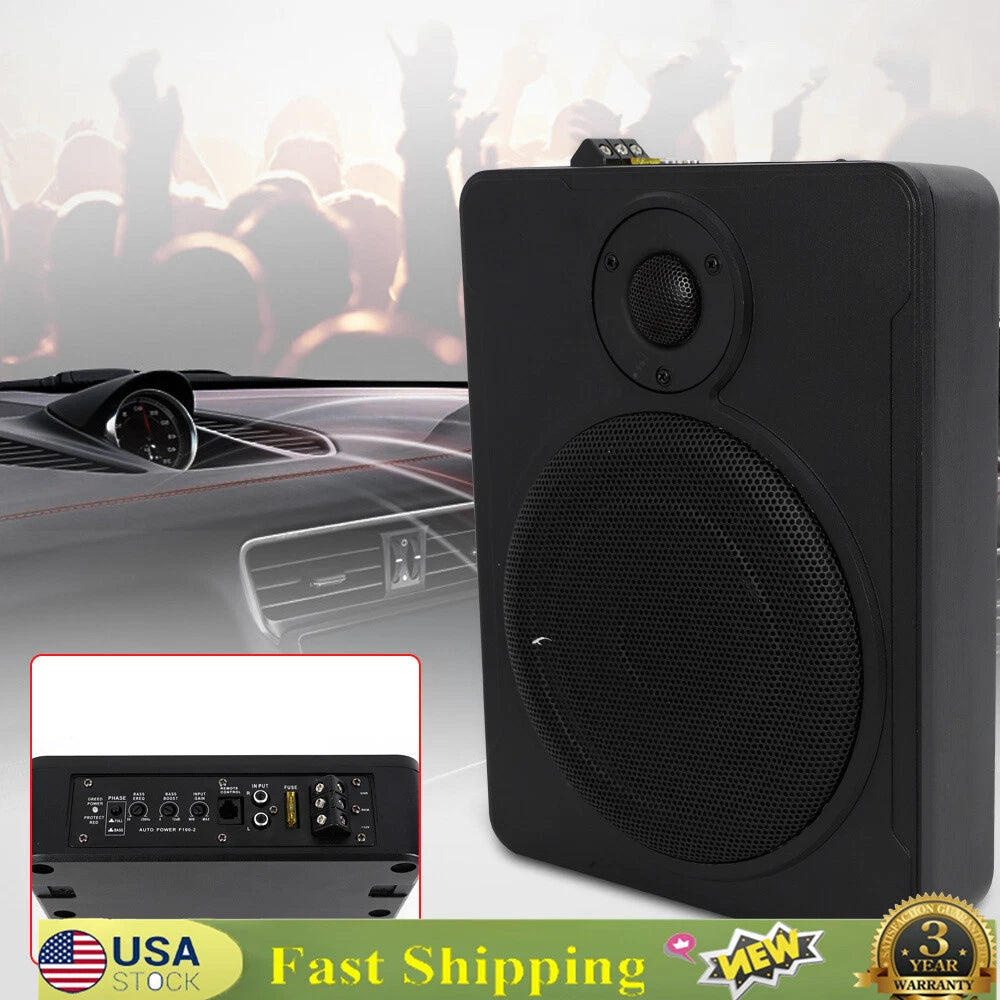 8 in Under Seat Powered Subwoofer for Car/Truck (600W)