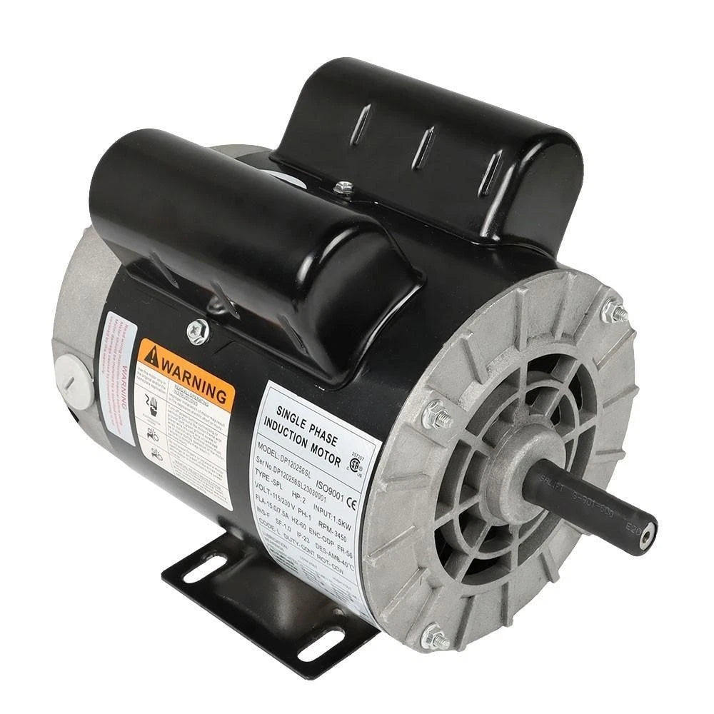 2 HP Electric Motor for Compressor Duty (115/230V, 56 Frame, Single Phase)