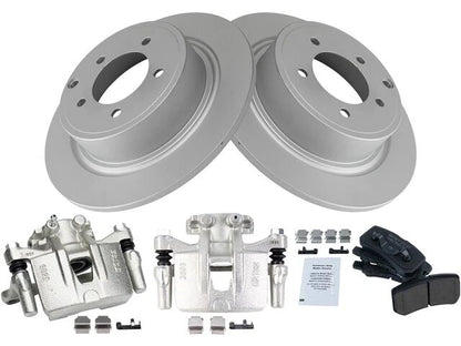 Set of 4 Brake Pads Rotors Calipers for Mitsubishi Outlander (2009–2012) 16354KNYN