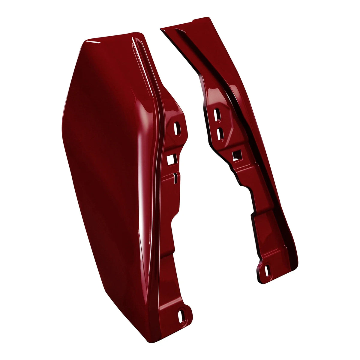 Mid Frame Deflectors for Harley Touring Road Glide (2009–2023) Billiard Red