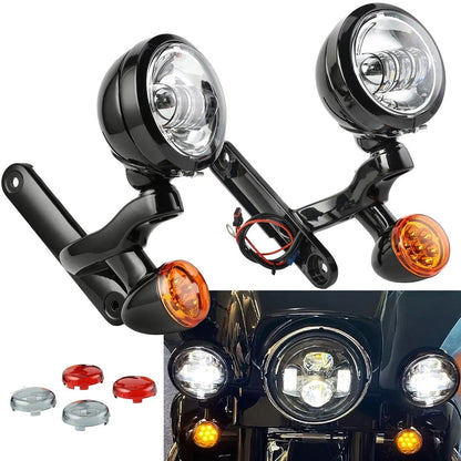 4.5" LED Auxiliary Spotlight for Harley Street Glide FLHX (2006–2023)