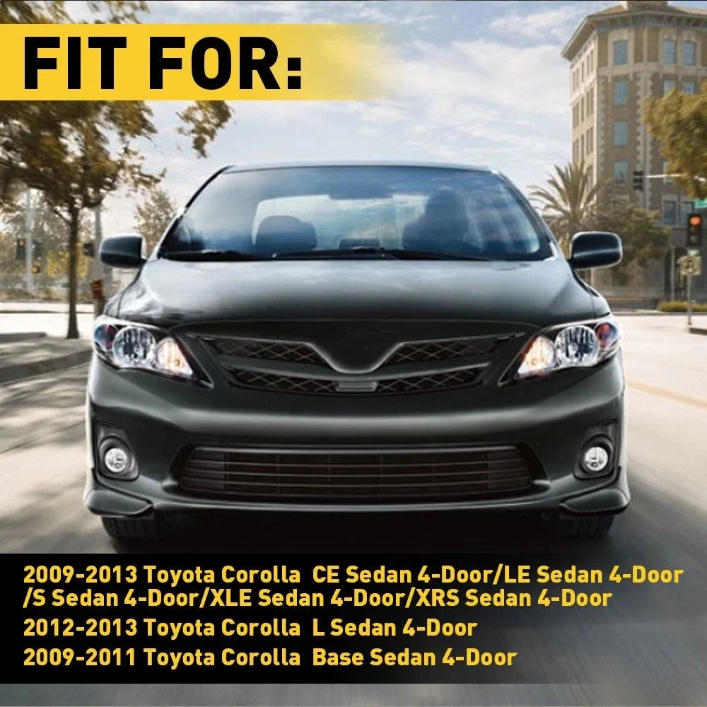 Set of 2 Roof Trim Molding Kit for Toyota Corolla CE Sedan (2000–2002)
