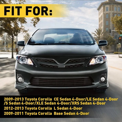 Set of 2 Roof Trim Molding Kit for Toyota Corolla CE Sedan (2000–2002)