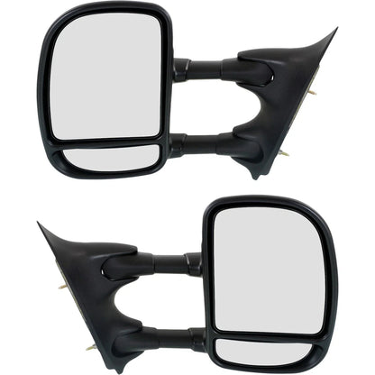 Tow Mirror Set for Ford F-350 Super Duty (1999–2010) Extendable